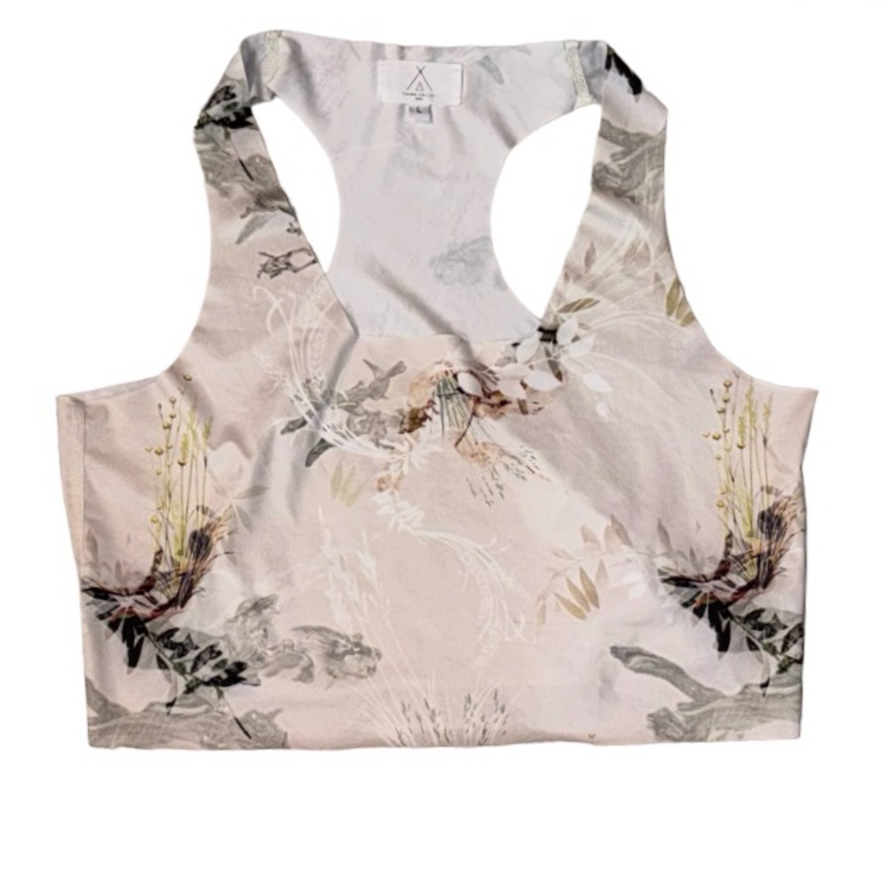 TRIBE KELLEY butter soft BRALETTE second skin T-Back bra women’s size large - Picture 3 of 17